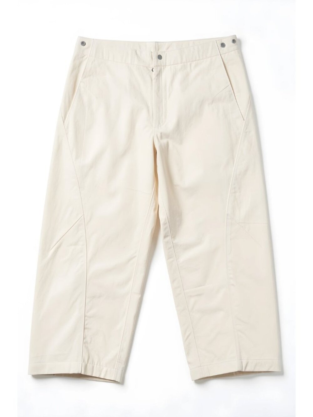 Rework Cotton Barrel Baggy Pants Cream 27-32